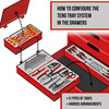 Teng Tools TED6512RS - 12 Piece Ratchet Wrench Set in EVA Tray TED6512RS